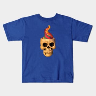 Flame Skull Kids T-Shirt